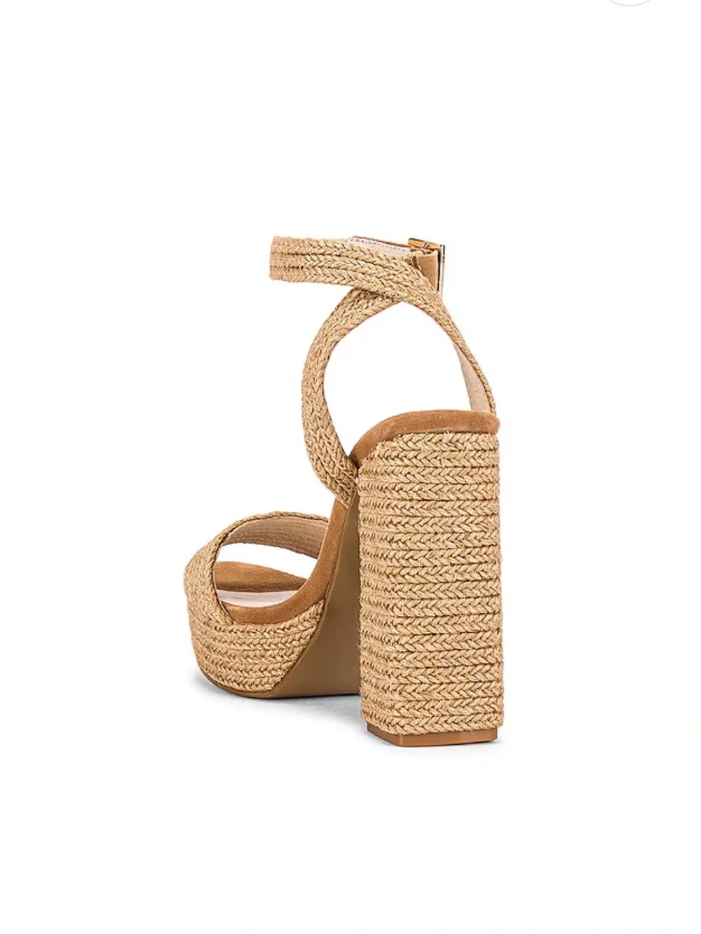 House of Harlow 1960 REVOLVE Artisan Heels Natural Tan Braid Platform Sandals 8
